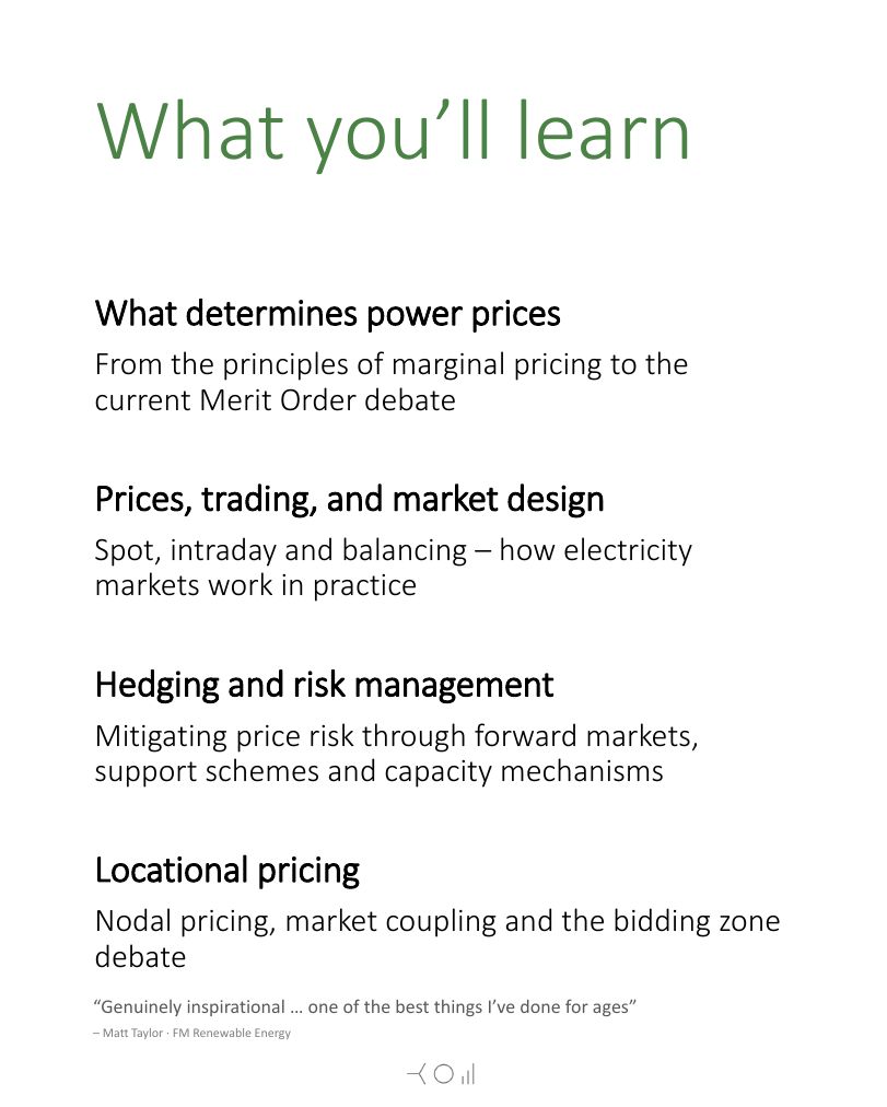 Course brochure, page 2