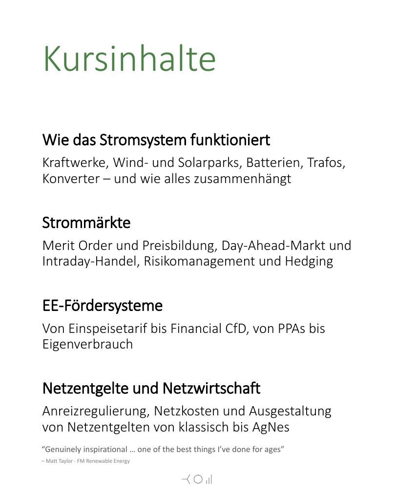 Course brochure, page 2