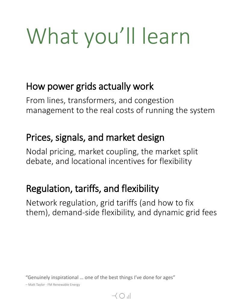 Course brochure, page 2