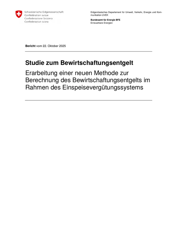 Bewirtschaftungsentgelt