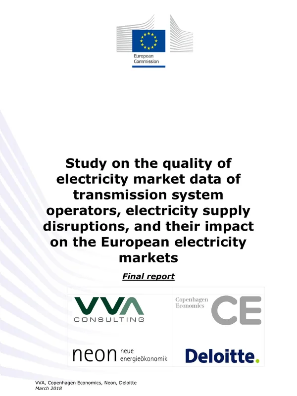 Electricity market data quality