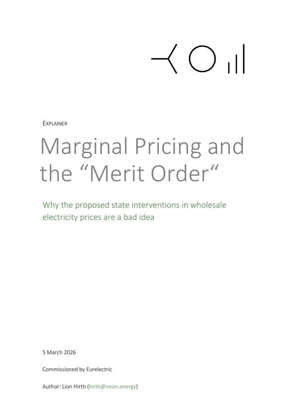 Marginal pricing